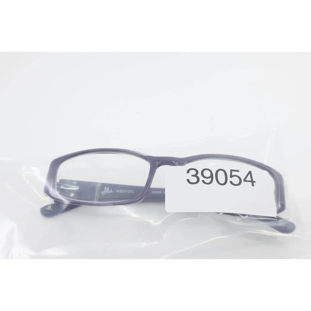LA Ink LI-005 Purple Eyeglasses Frames Tattoo Graphic Rhinestone Skull 52-17-135